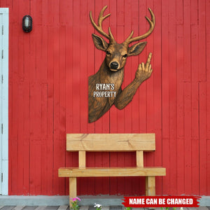 Keep Out Of Hunter's Property - Personalized Metal Sign