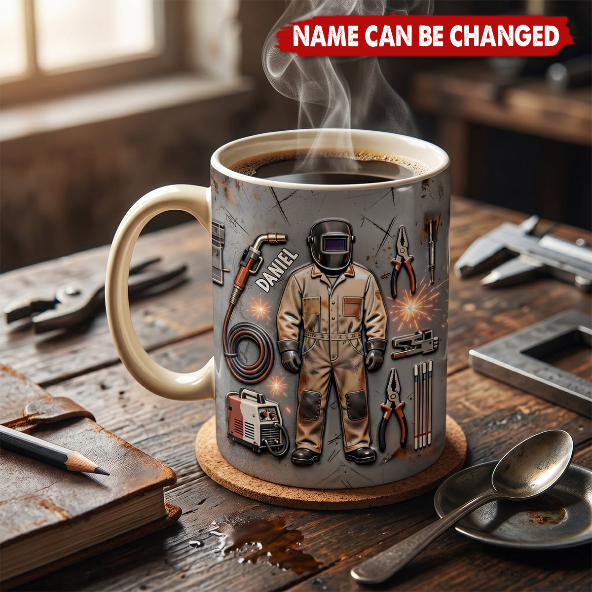 Personalized Welder Mug - Custom Welder Gift for Tradesman