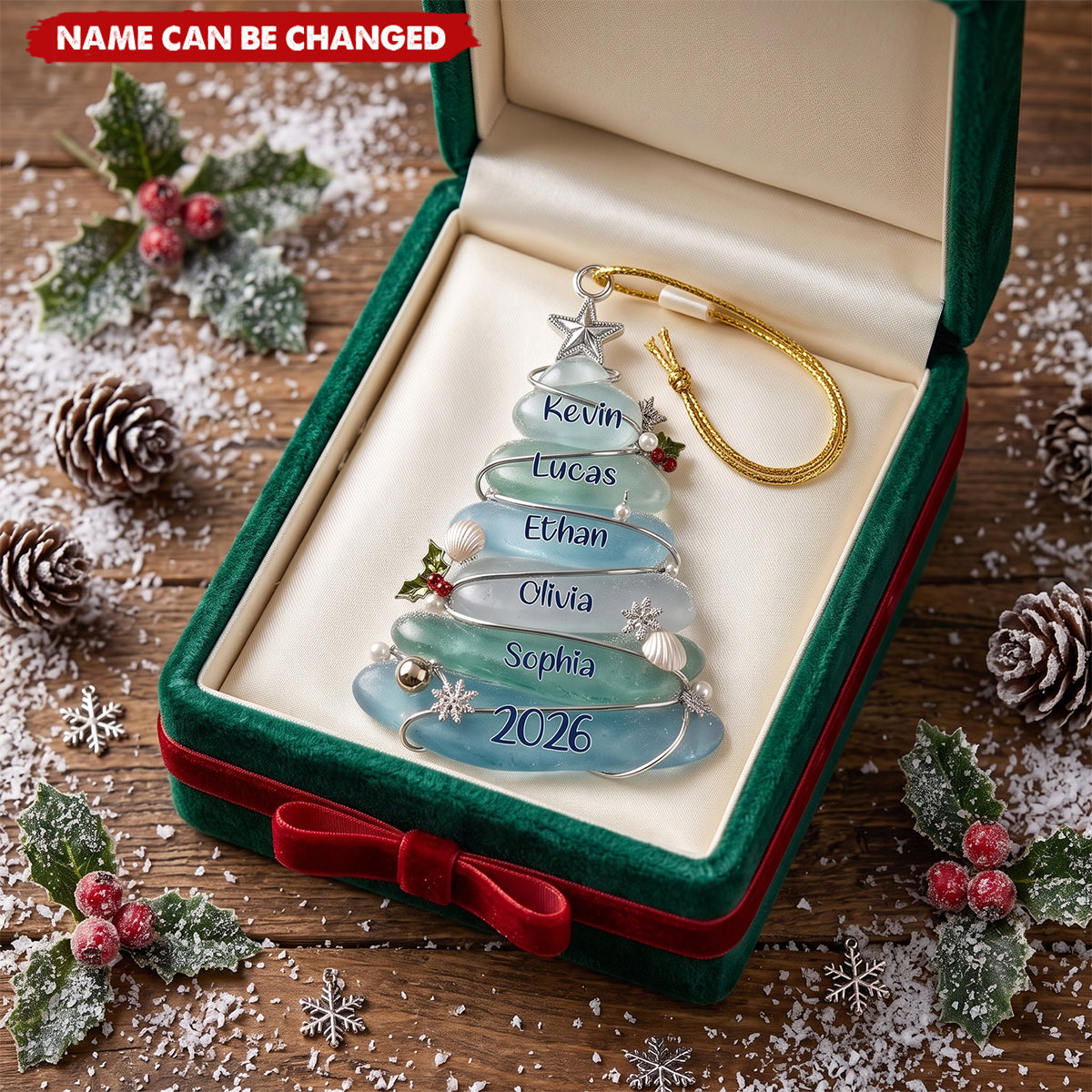 Our Family Tree - Personalized White Acrylic Ornament