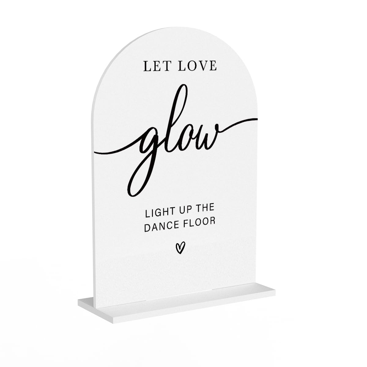 Acrylic Wedding Sign - Wedding Signs for Ceremony, Let Love Sparkle Sign for Wedding